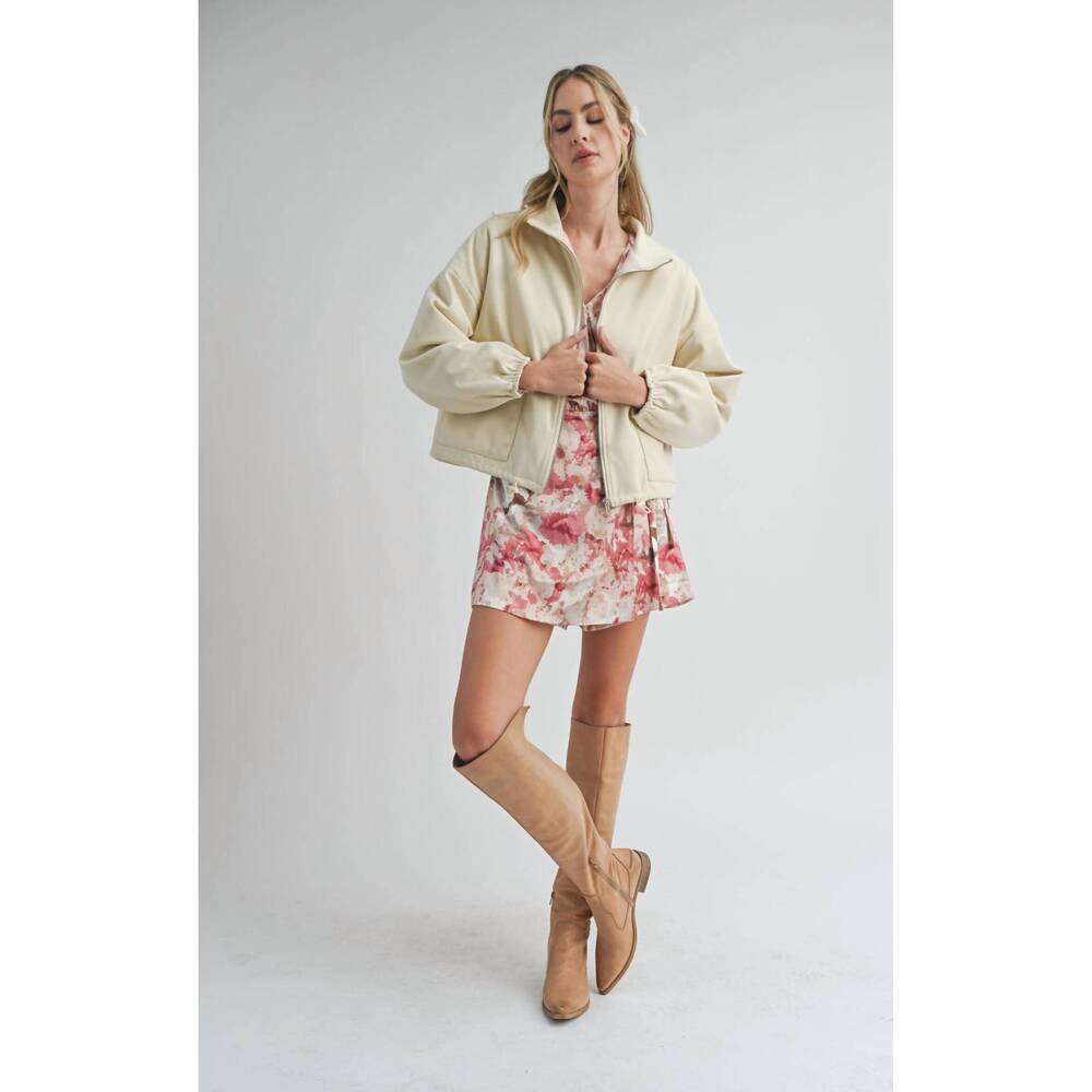 NEW SADIE & SAGE kendall jacket in cream